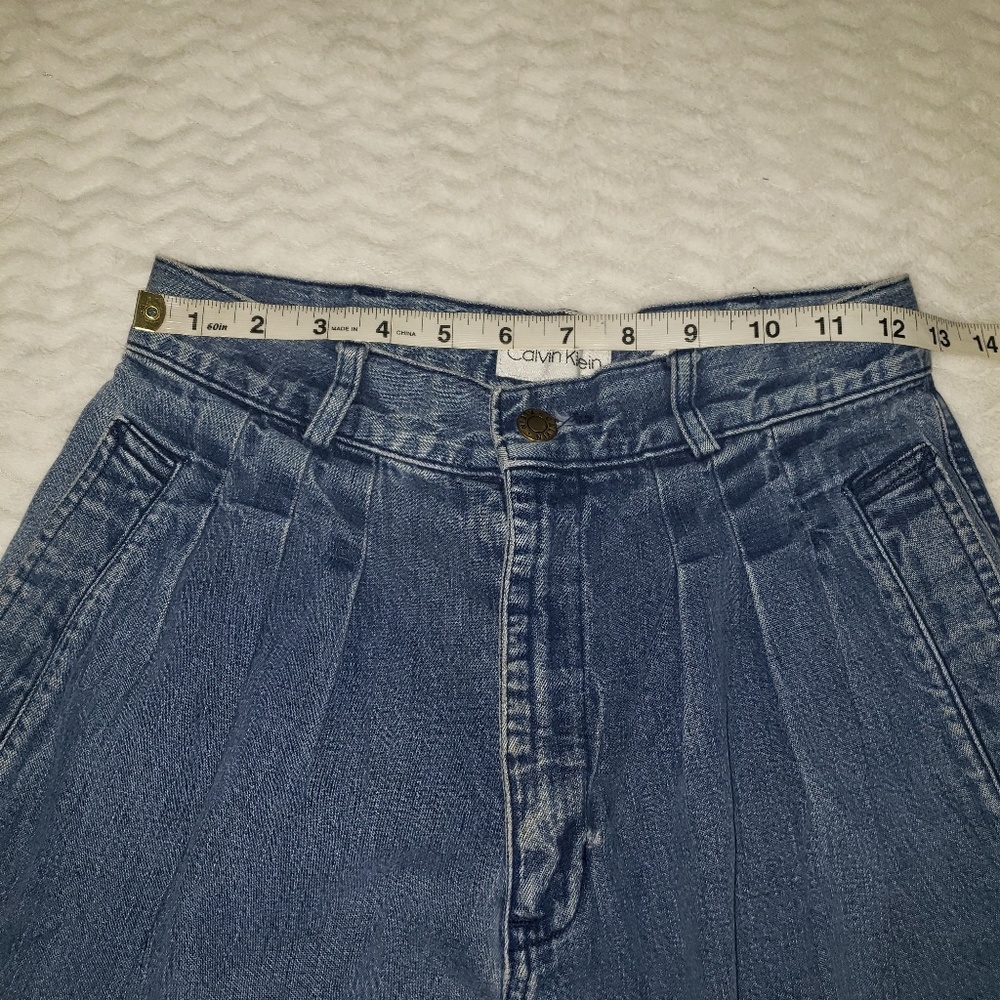 Vintage Calvin Klein Pleated High Waist - Picture 6 of 8